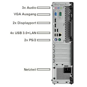 Lenovo ThinkCentre M710 SFF Intel i7 6700 – Bild 3